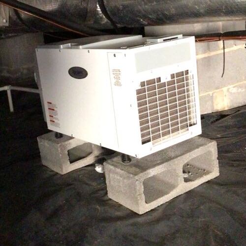 An HVAC unit